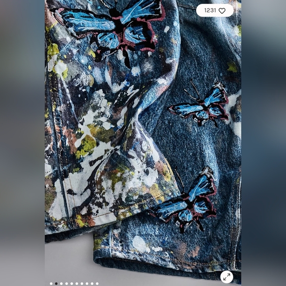 We The Free Good Luck Barrel Illusions Jeans 24 $248 - Picture 2 of 10